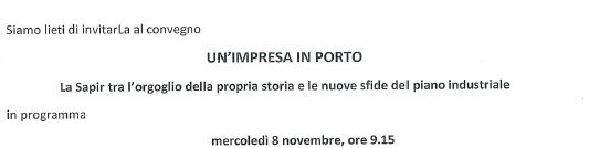 UN’IMPRESA IN PORTO