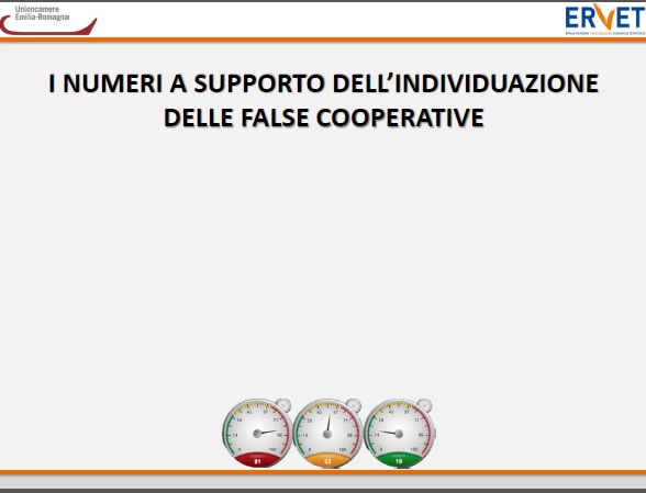 Attività produttive e Legalità. Un algoritmo per individuare le false cooperative